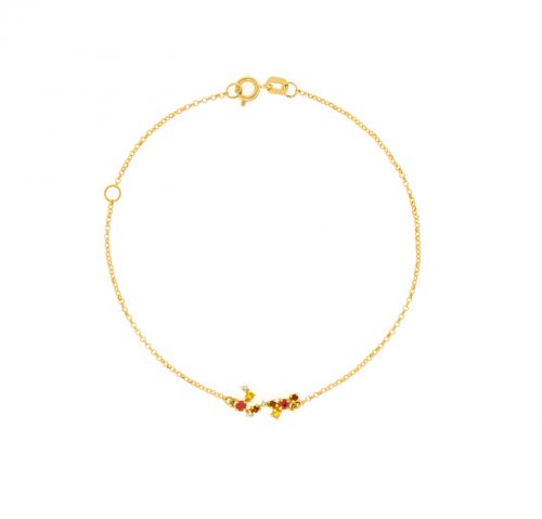 Pulseira ouro 18k  comcorrente portuguesa